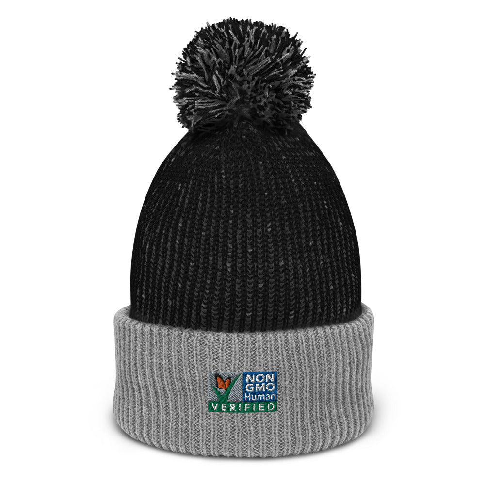 Non GMO Verified Pom-Pom Beanie