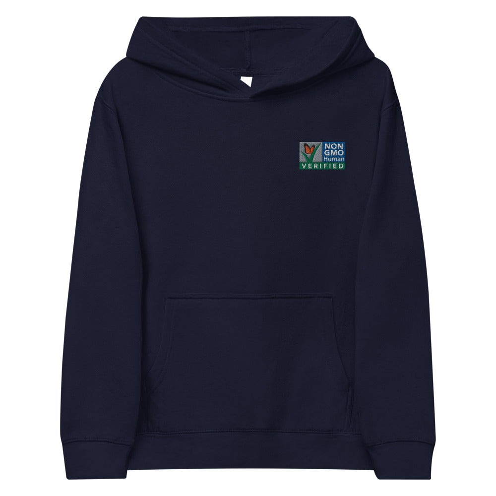 Non GMO Verified Kids fleece hoodie
