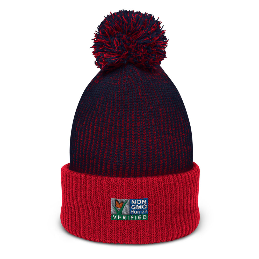 Non GMO Verified Pom-Pom Beanie