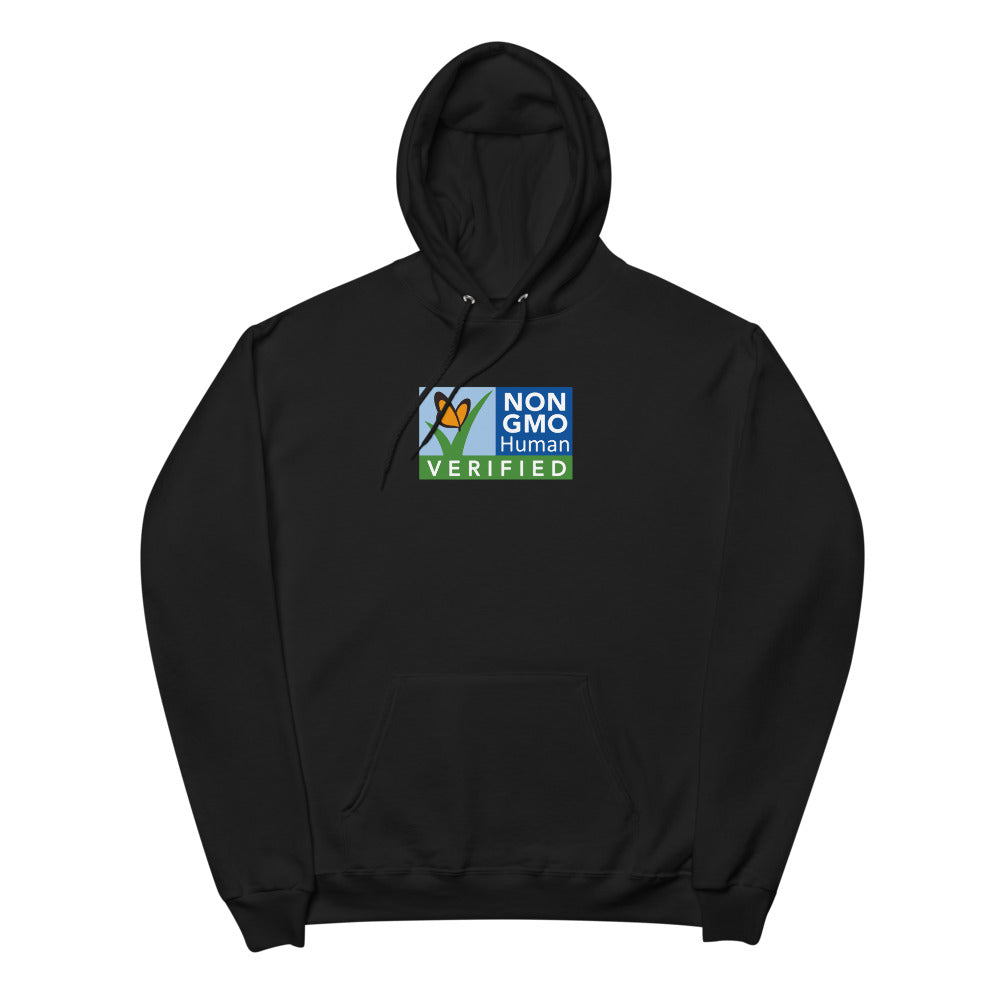 Non GMO Verified Unisex fleece hoodie