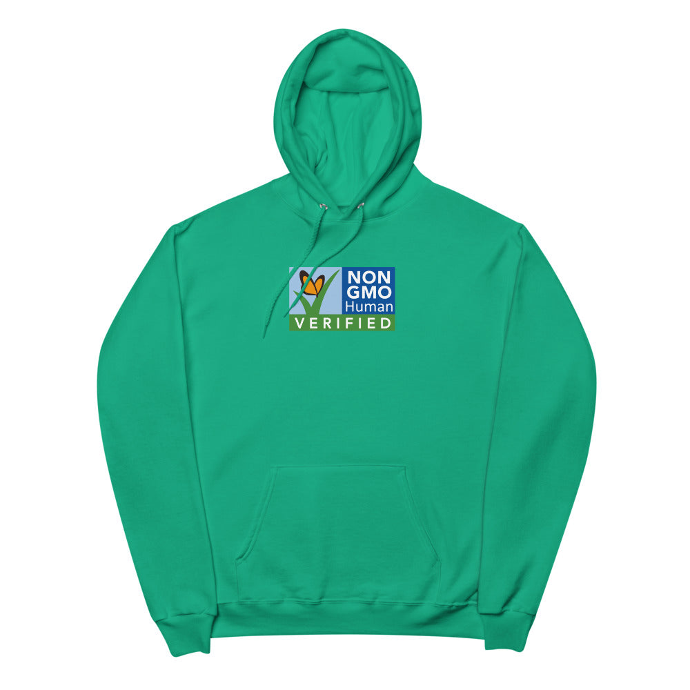 Non GMO Verified Unisex fleece hoodie