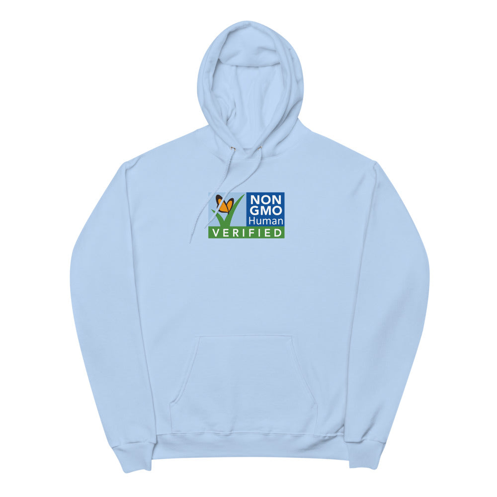 Non GMO Verified Unisex fleece hoodie