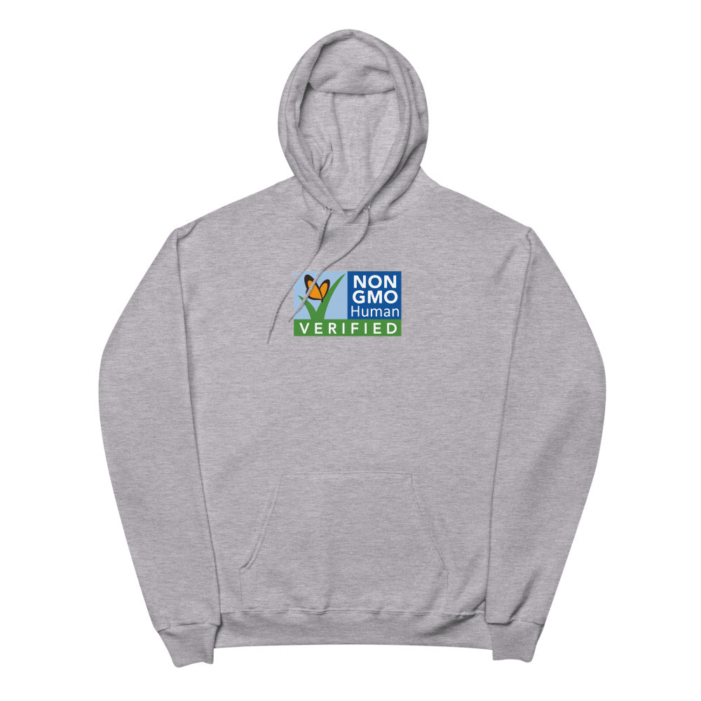 Non GMO Verified Unisex fleece hoodie
