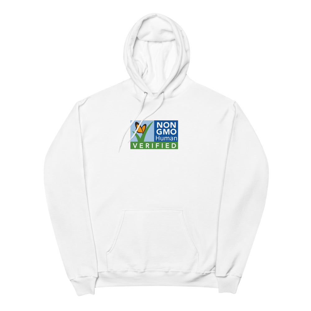 Non GMO Verified Unisex fleece hoodie