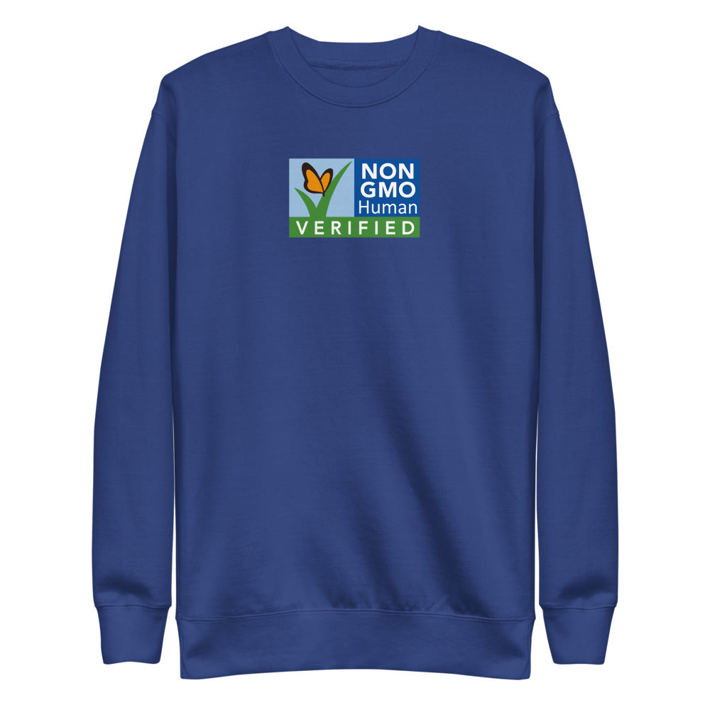 Non GMO Verified Unisex Fleece Pullover