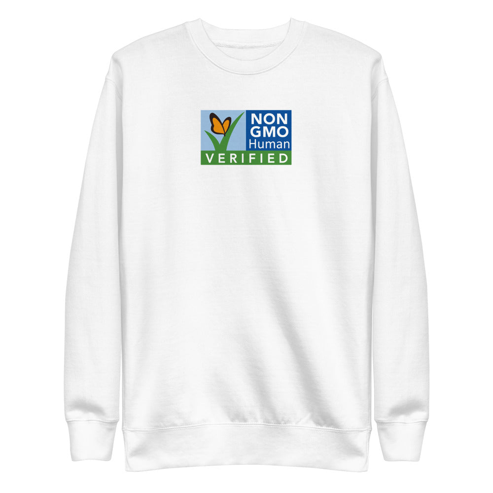 Non GMO Verified Unisex Fleece Pullover