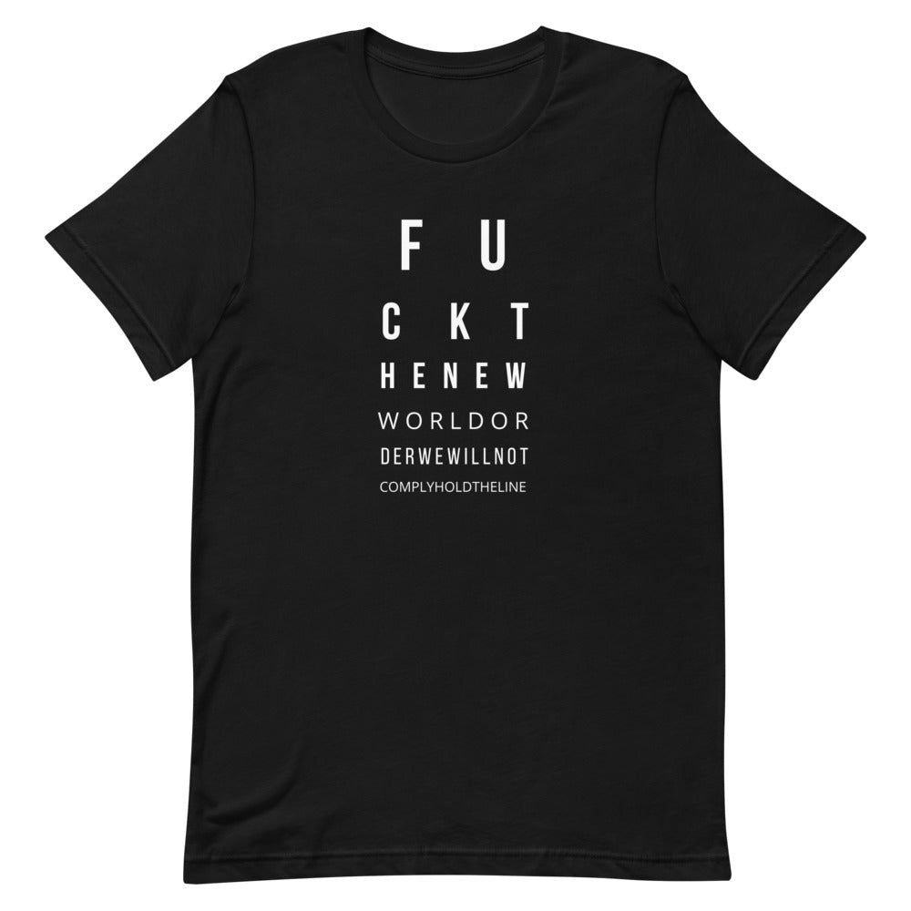 Eye Chart Short-Sleeve Unisex T-Shirt