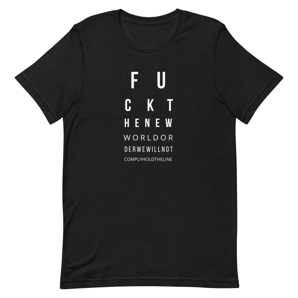 Eye Chart Short-Sleeve Unisex T-Shirt
