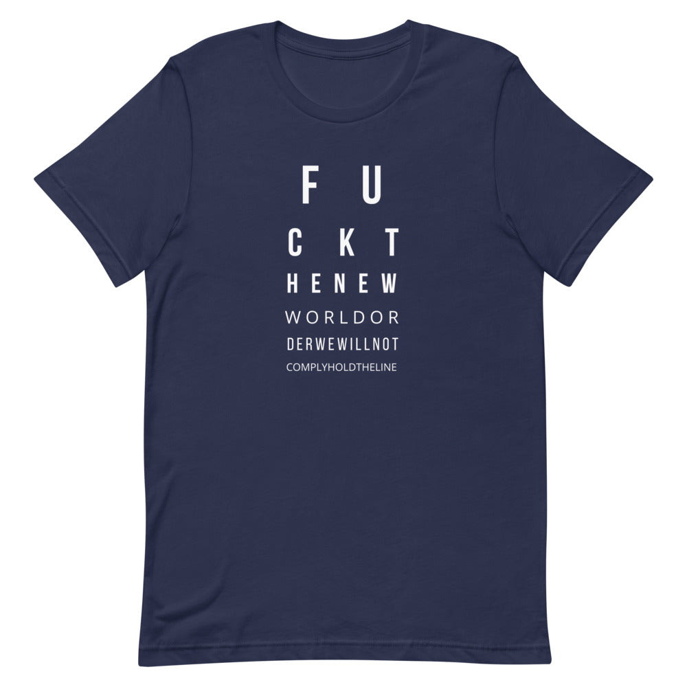 Eye Chart Short-Sleeve Unisex T-Shirt