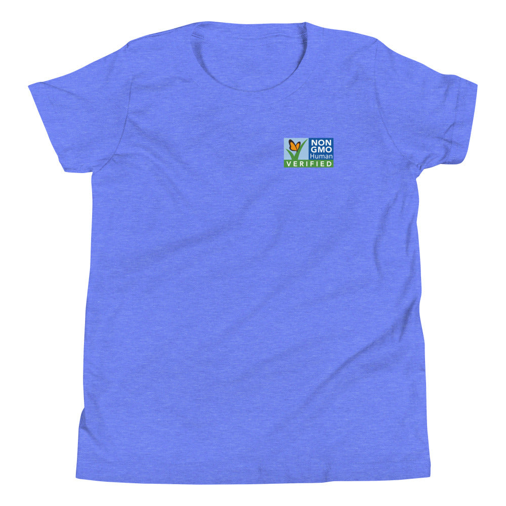 Non GMO Verified Youth Short Sleeve T-Shirt