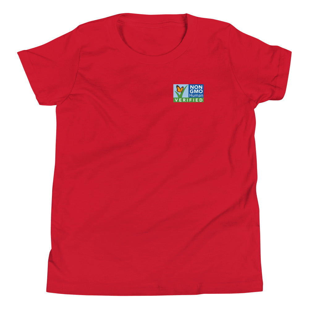 Non GMO Verified Youth Short Sleeve T-Shirt