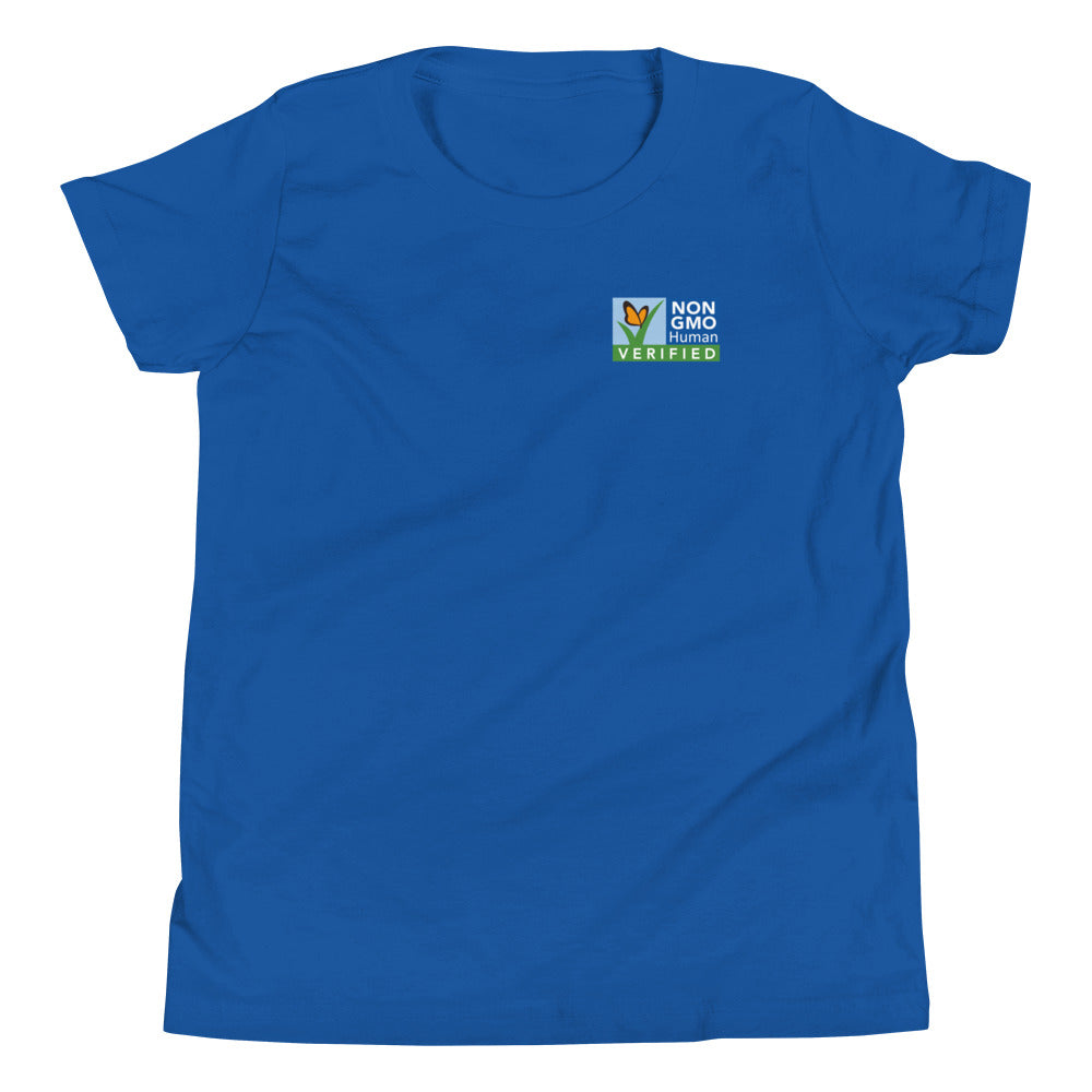 Non GMO Verified Youth Short Sleeve T-Shirt