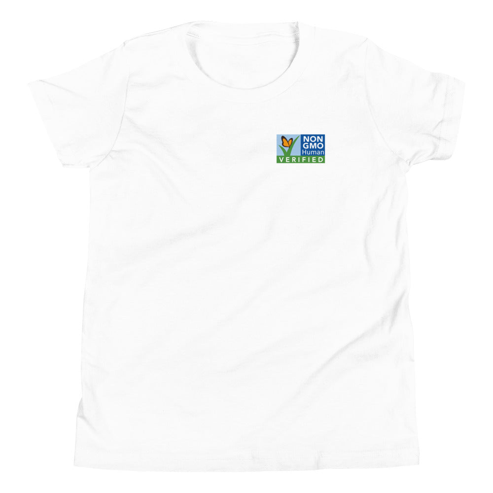 Non GMO Verified Youth Short Sleeve T-Shirt